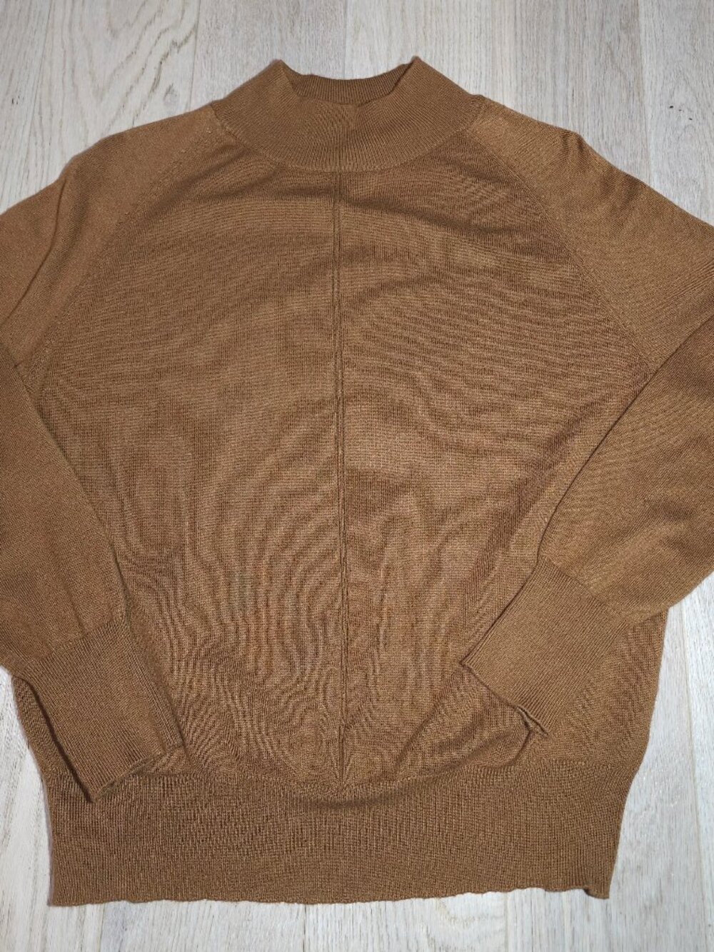 Time and Tru Size XS Man's Cassic Crewneck Sweatshirt Long Sleeves Brown